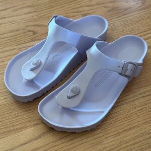 Birkenstock Gizeh EVA purple fog sandals 38 7